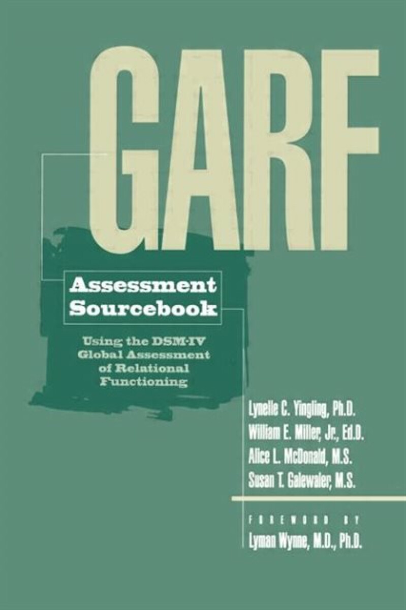 Kniha GARF Assessment Sourcebook