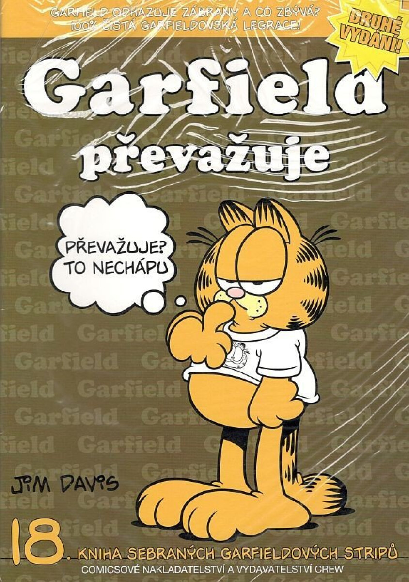 Kniha Garfield převažuje