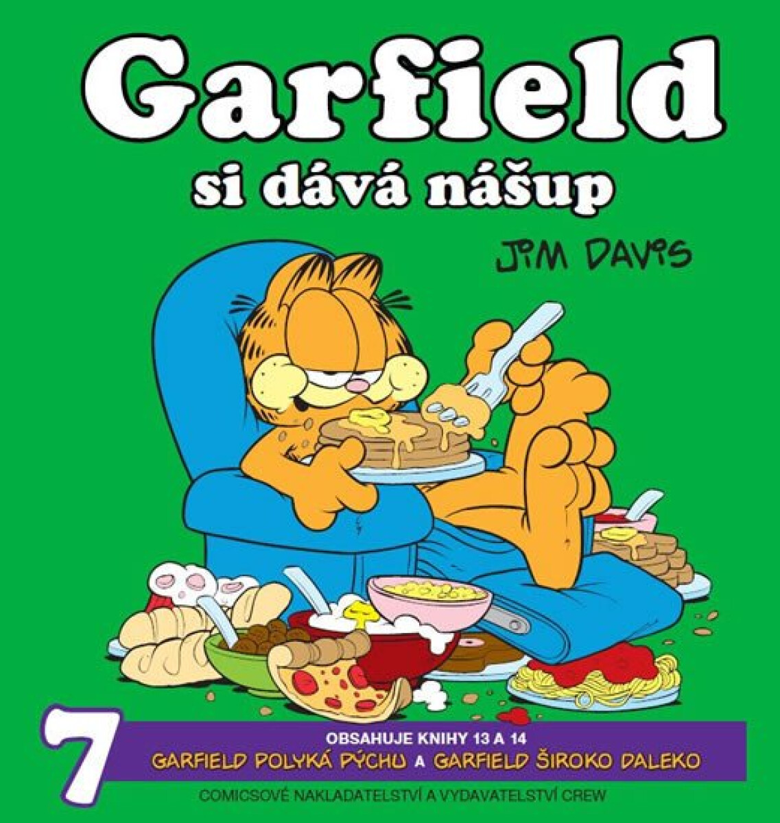 Garfield si dáva nášup koupíte na Knihydobrovsky.cz