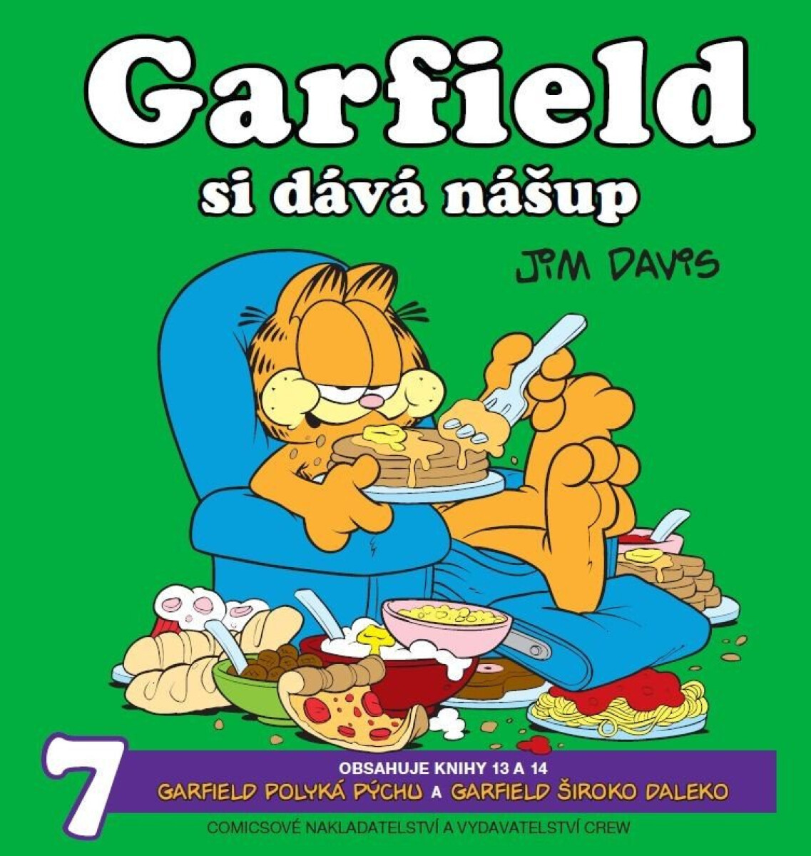 Kniha Garfield si dáva nášup