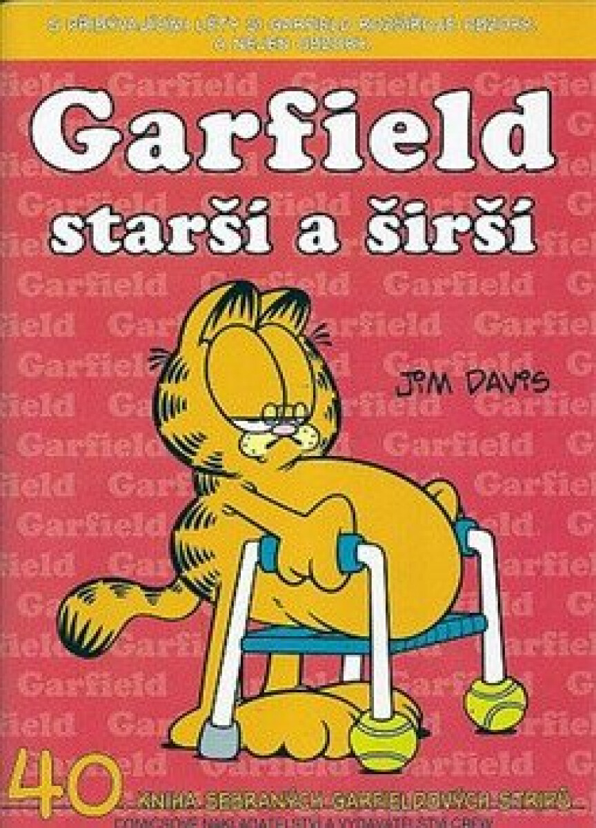Kniha Garfield 40: Starší a širší