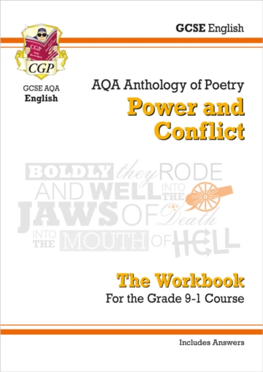 Kniha GCSE English Literature AQA Poetry Workbook: Power a Conflict Anthology (includes Answers)