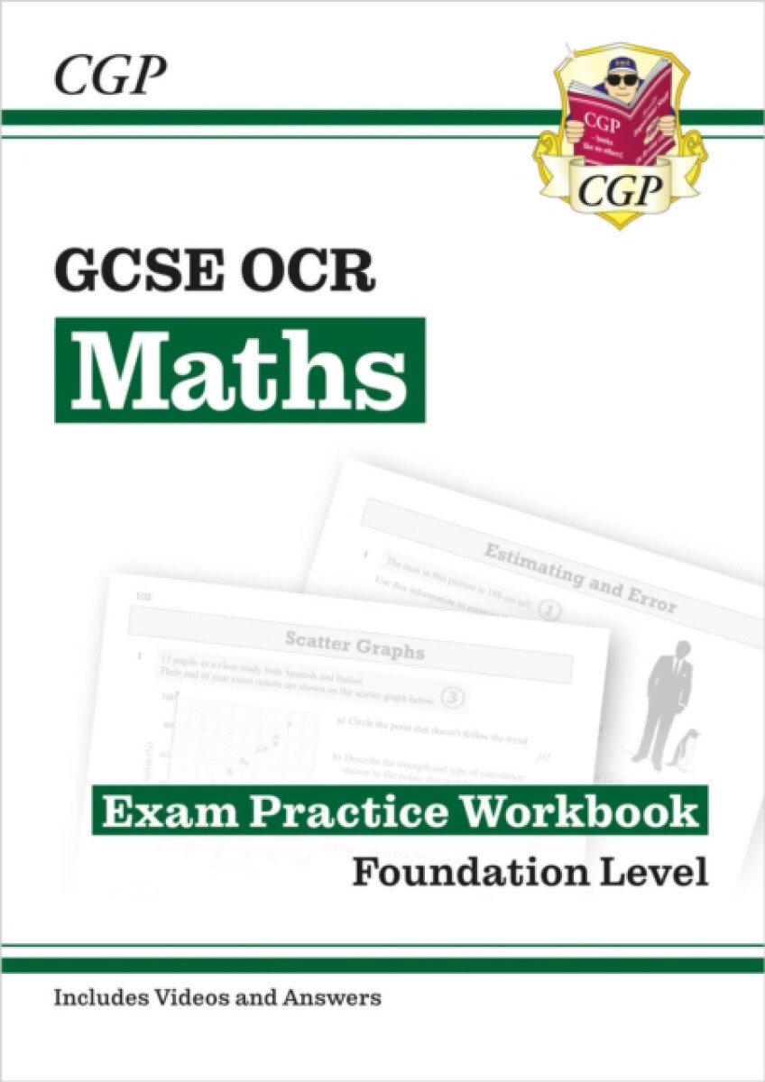 Kniha GCSE Maths OCR Exam Practice Workbook: Foundation - includes Video Solutions and Answers