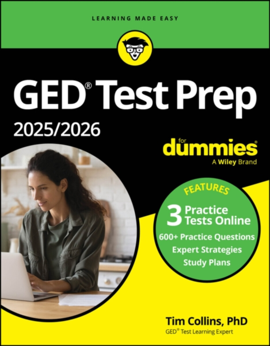 Kniha GED Test Prep 2025/2026 For Dummies