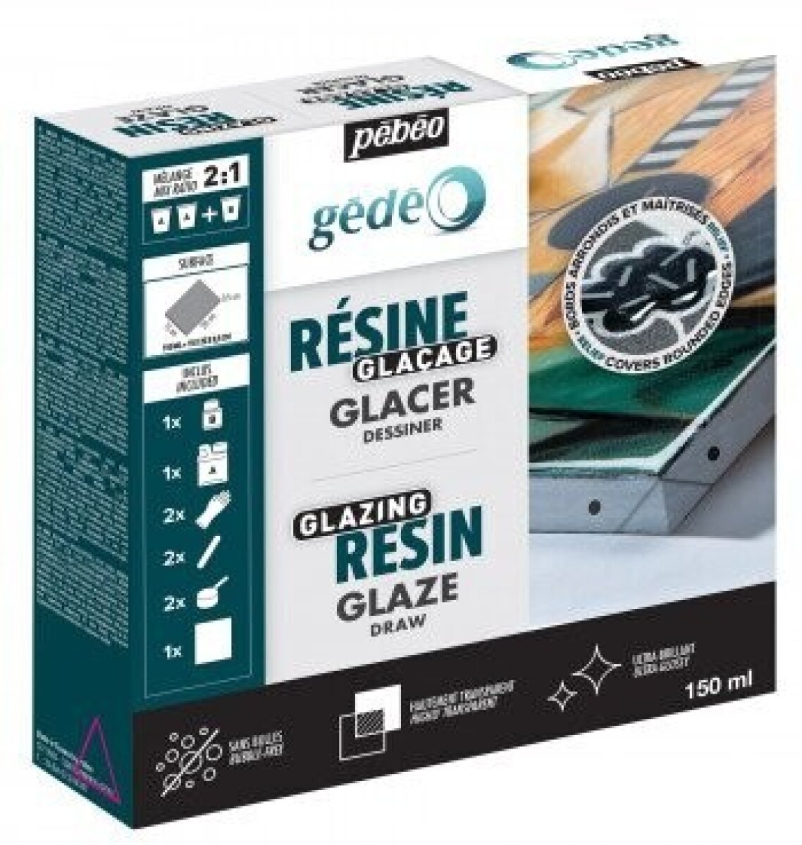 Gédéo glazurovací pryskyřice sada 150 ml