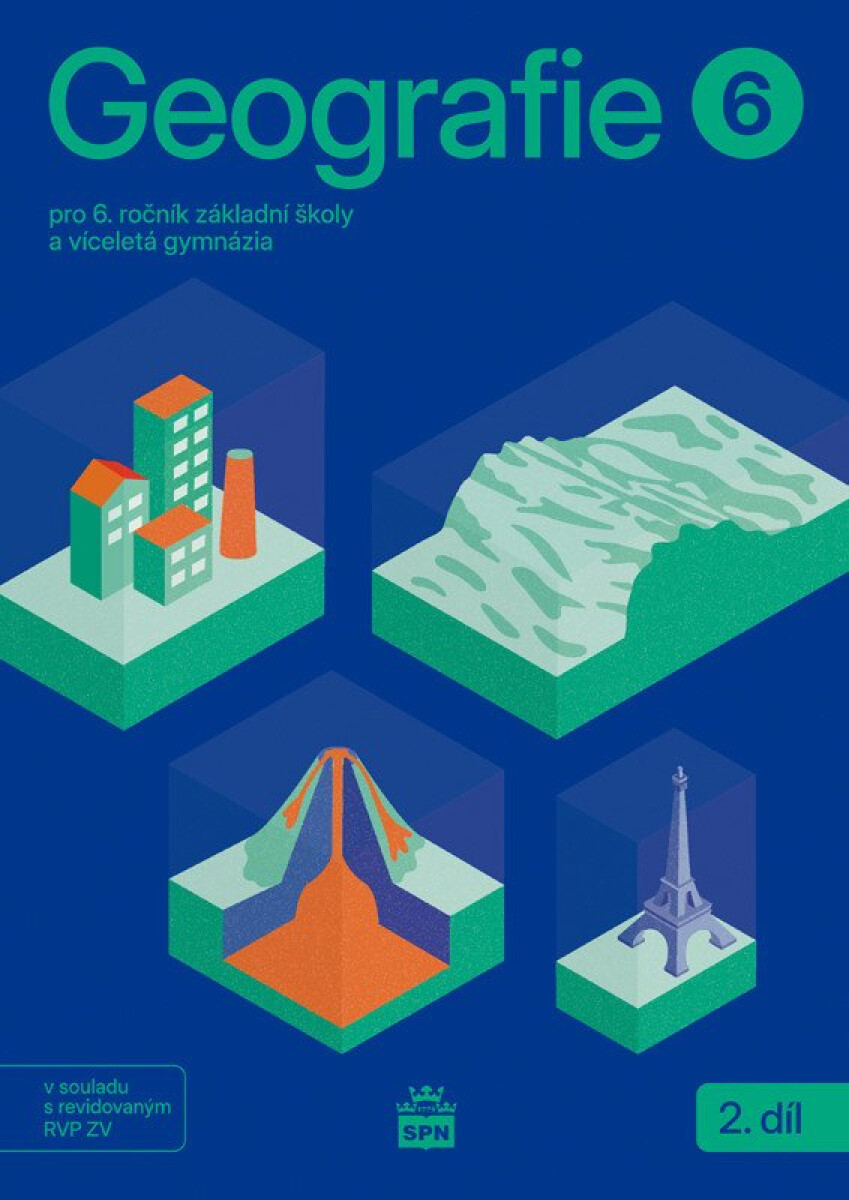 Kniha Geografie pro 6. ročník ZŠ – Učebnice 2. díl