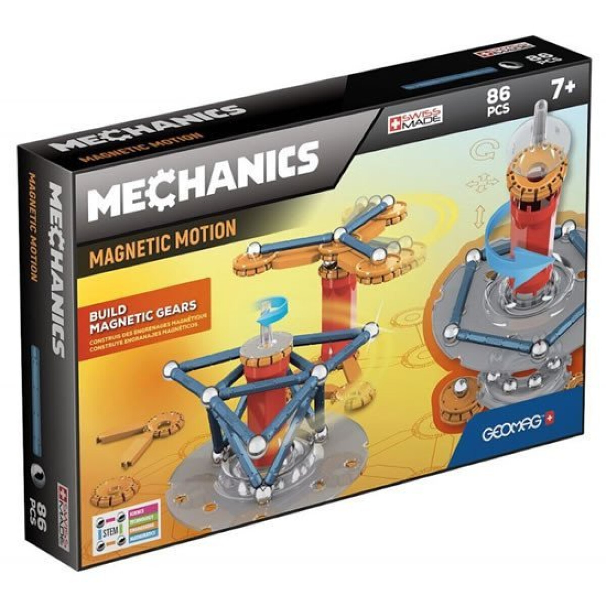 Levně Geomag Mechanics 86 dílků (poškozená)