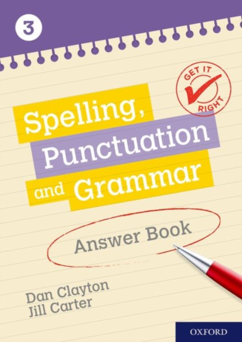Kniha Get It Right: KS3; 11-14: Spelling, Punctuation and Grammar Answer Book 3