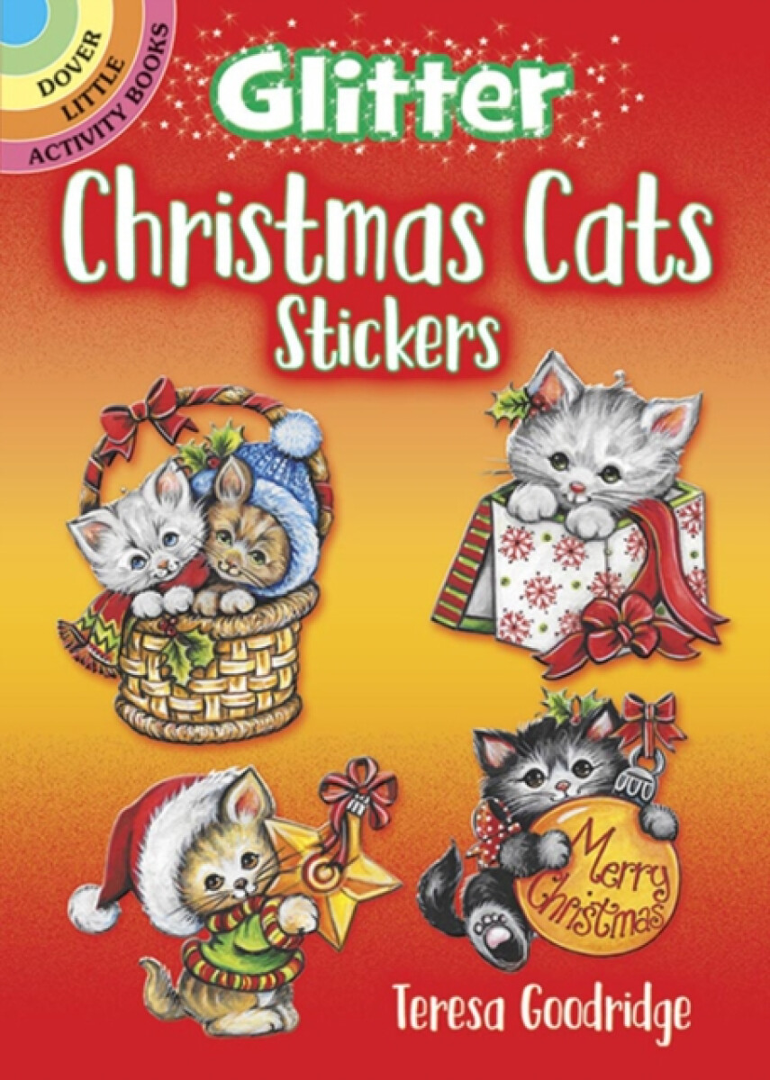 Kniha Glitter Christmas Cats Stickers