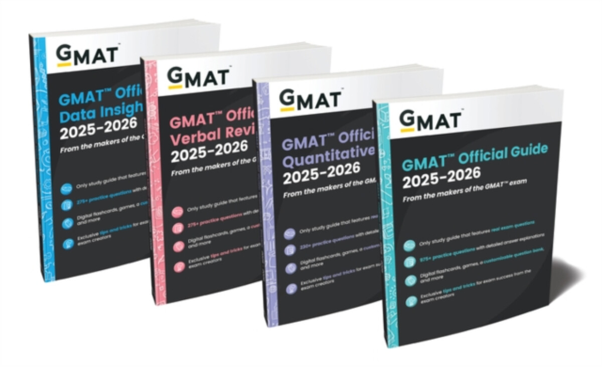Kniha GMAT Official Guide 2025-2026 Bundle