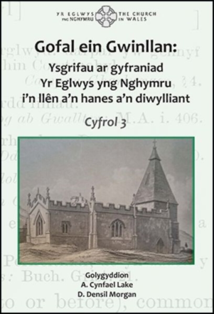 Kniha Gofal ein Gwinllan 3 - Ysgrifau ar gyfraniad Yr Eglwys yng Nghymru i'n llen a'n hanes a'n diwylliant