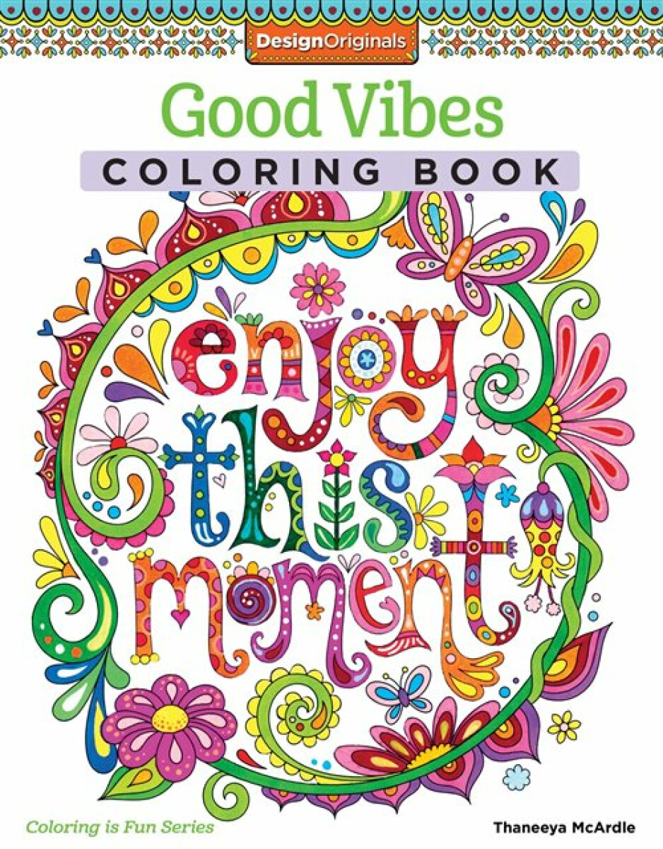 Kniha Good Vibes Coloring Book