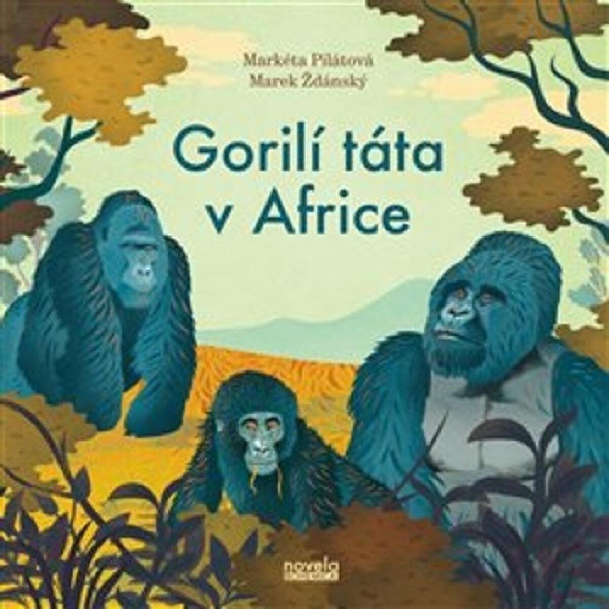 Kniha Gorilí táta v Africe