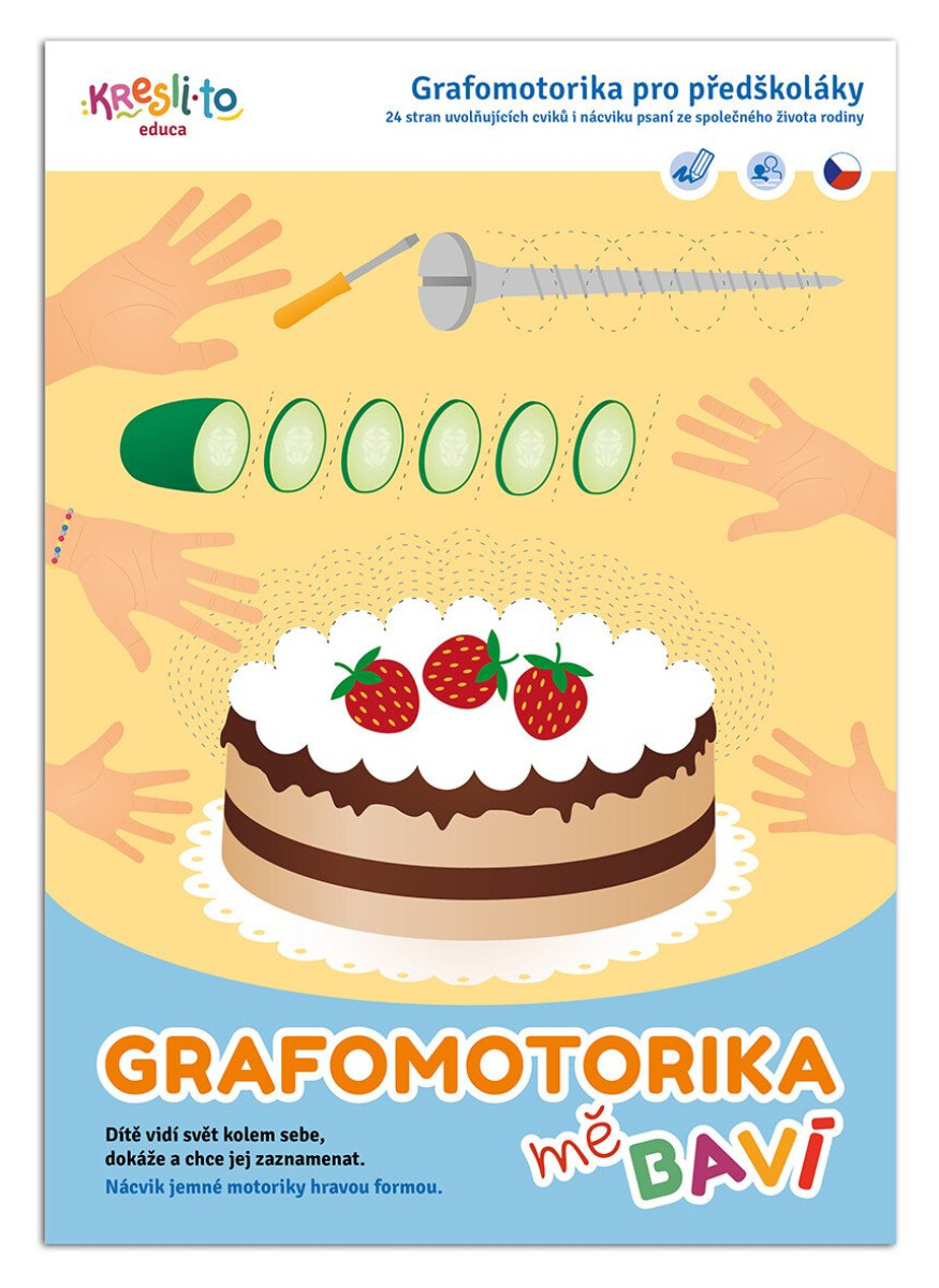 Kniha Grafomotorika mě baví - pro předškoláky
