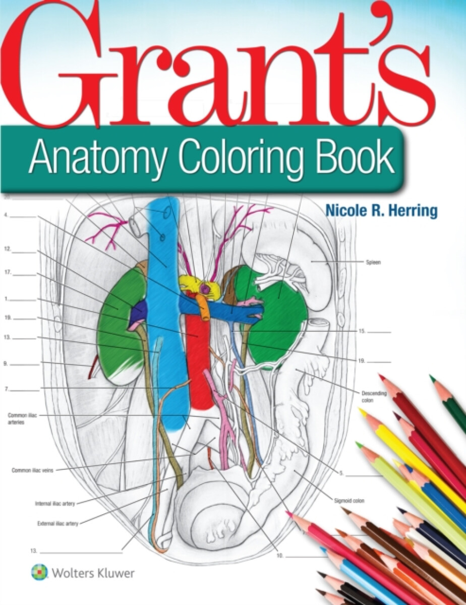 Kniha Grant's Anatomy Coloring Book