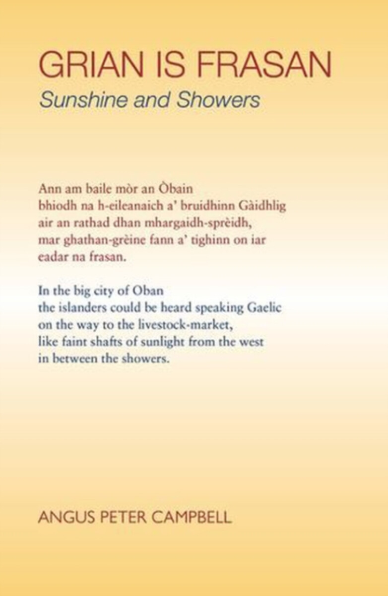 Grian is Frasan - Angus Peter Campbell | Knihy Dobrovský