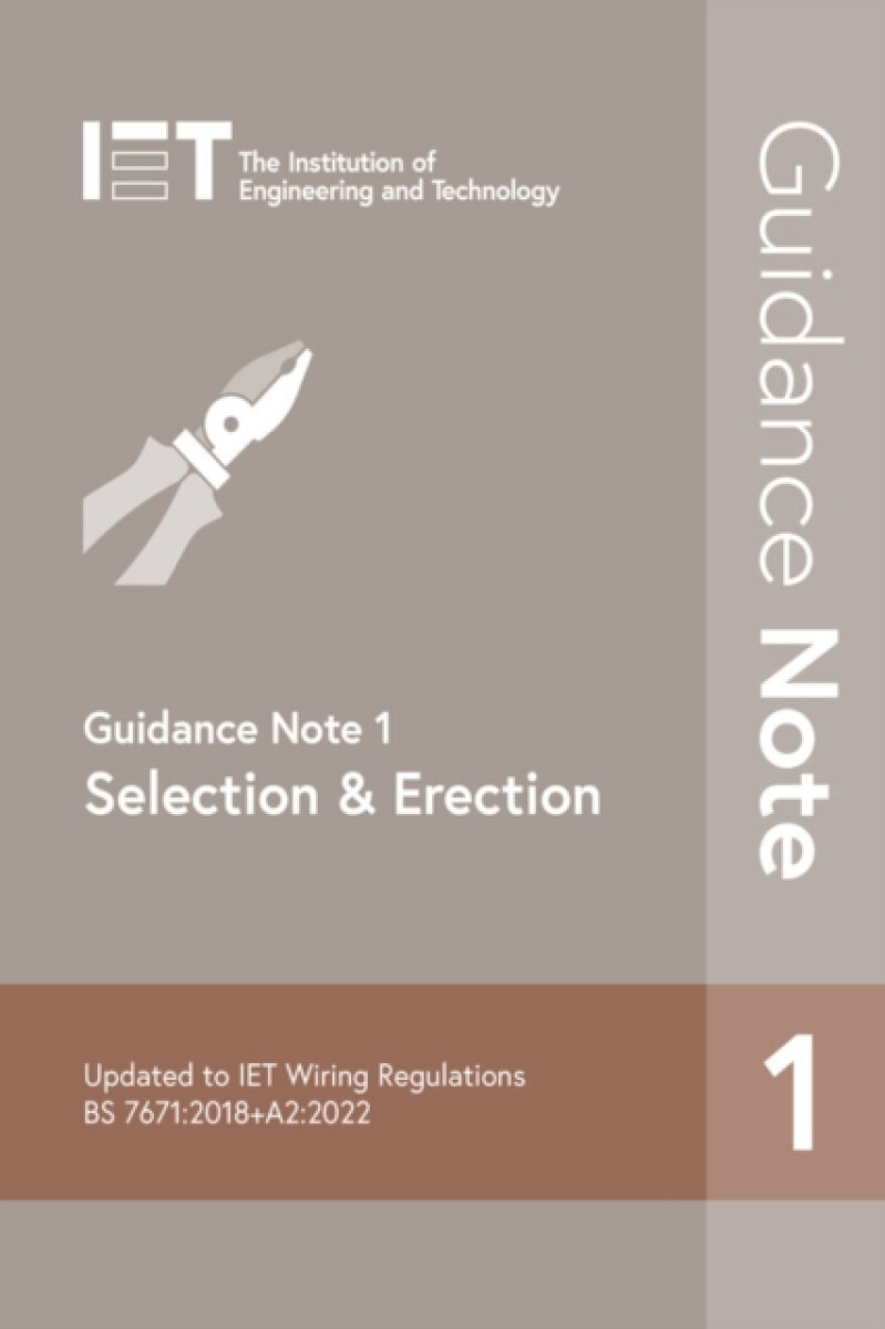 Kniha Guidance Note 1: Selection a Erection