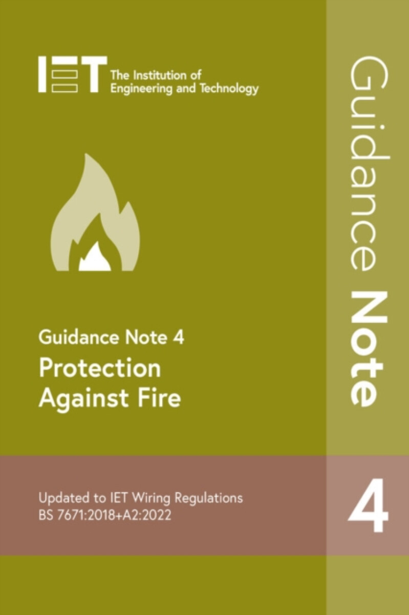 Kniha Guidance Note 4: Protection Against Fire
