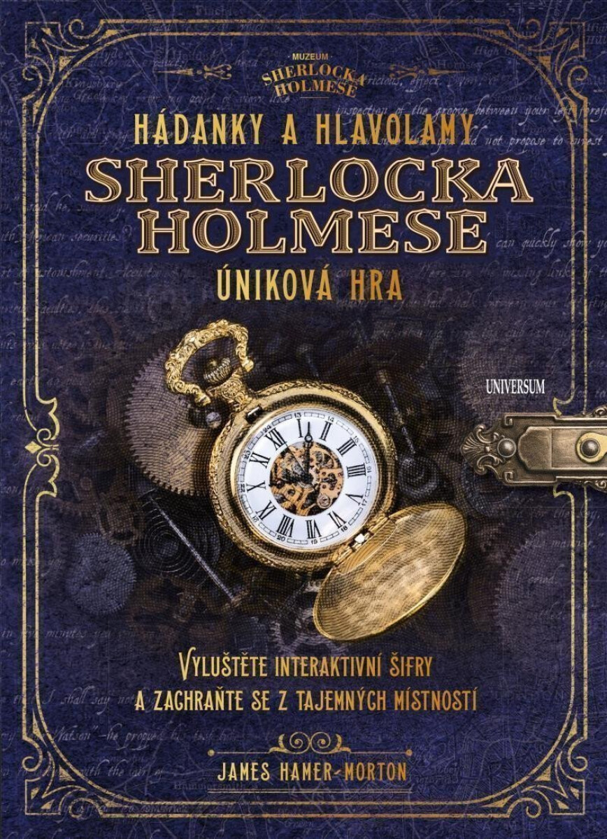 Kniha Hádanky a hlavolamy: Sherlocka Holmese – úniková hra