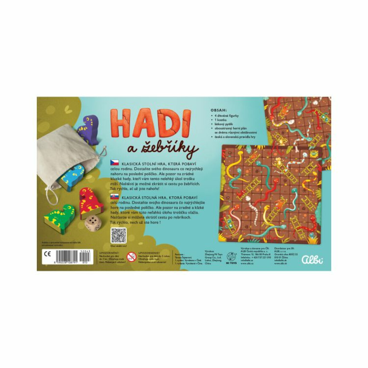 Hadi a žebříky - Dinosauři (obrázek 4)