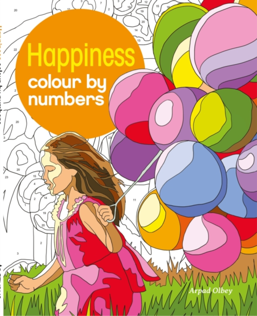 Kniha Happiness Colour by Numbers