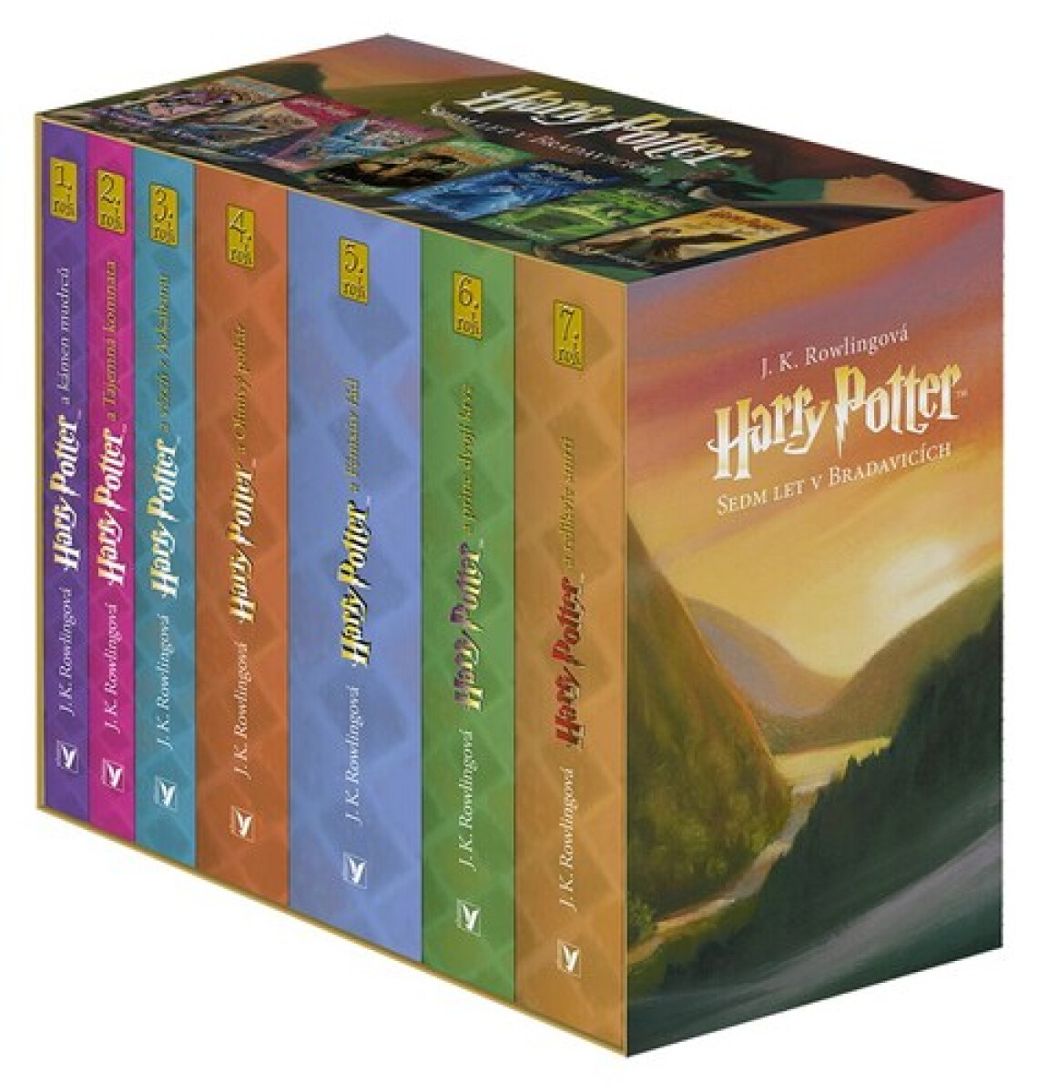 Kniha Harry Potter box 1-7, 1. vydání