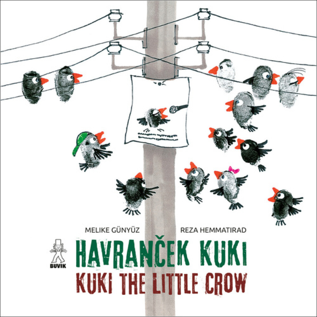 Kniha Havranček Kuki Kuki the Little Crow