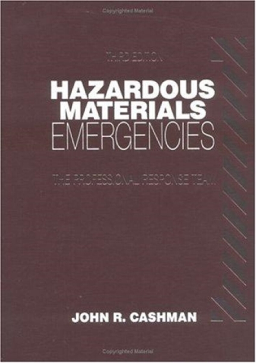 Kniha Hazardous Materials Emergencies