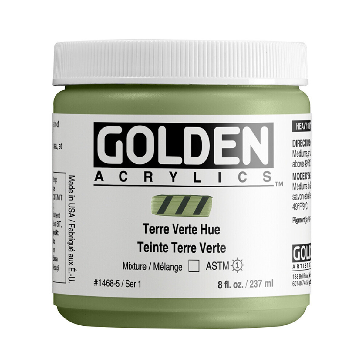 Akryl Golden HB 237ml – 1468 Terre Verte Hue