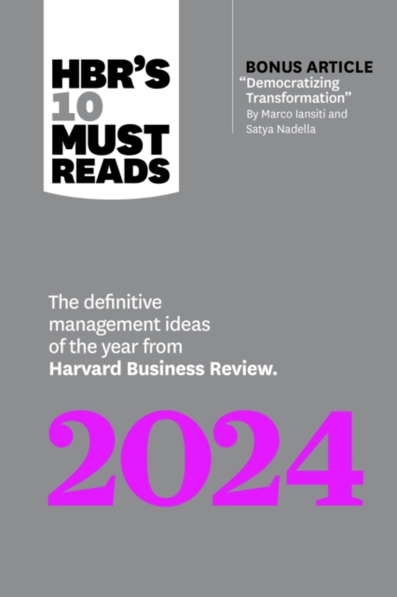 Kniha HBR's 10 Must Reads 2024