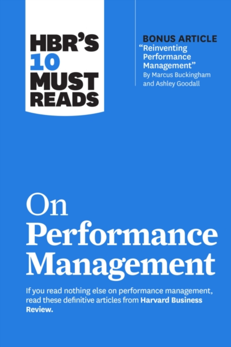 Kniha HBR's 10 Must Reads on Performance Management