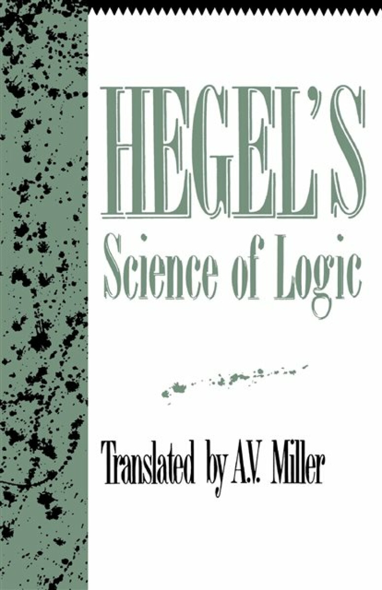 Kniha Hegel's Science of Logic