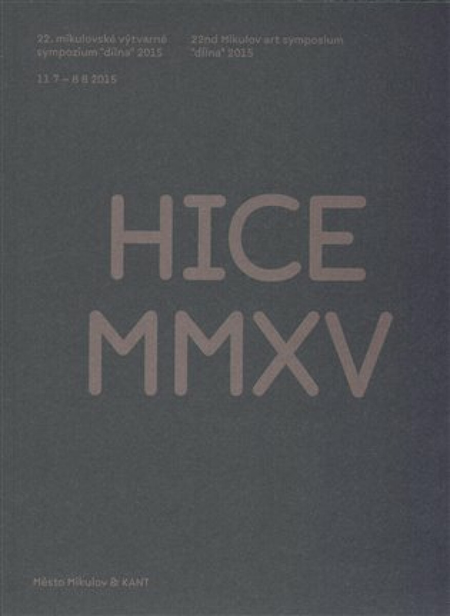 Kniha HICE MMXV