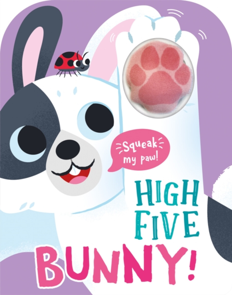 Kniha High Five Bunny! A count-and-squeak book.