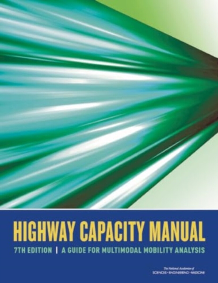 Kniha Highway Capacity Manual 7th Edition
