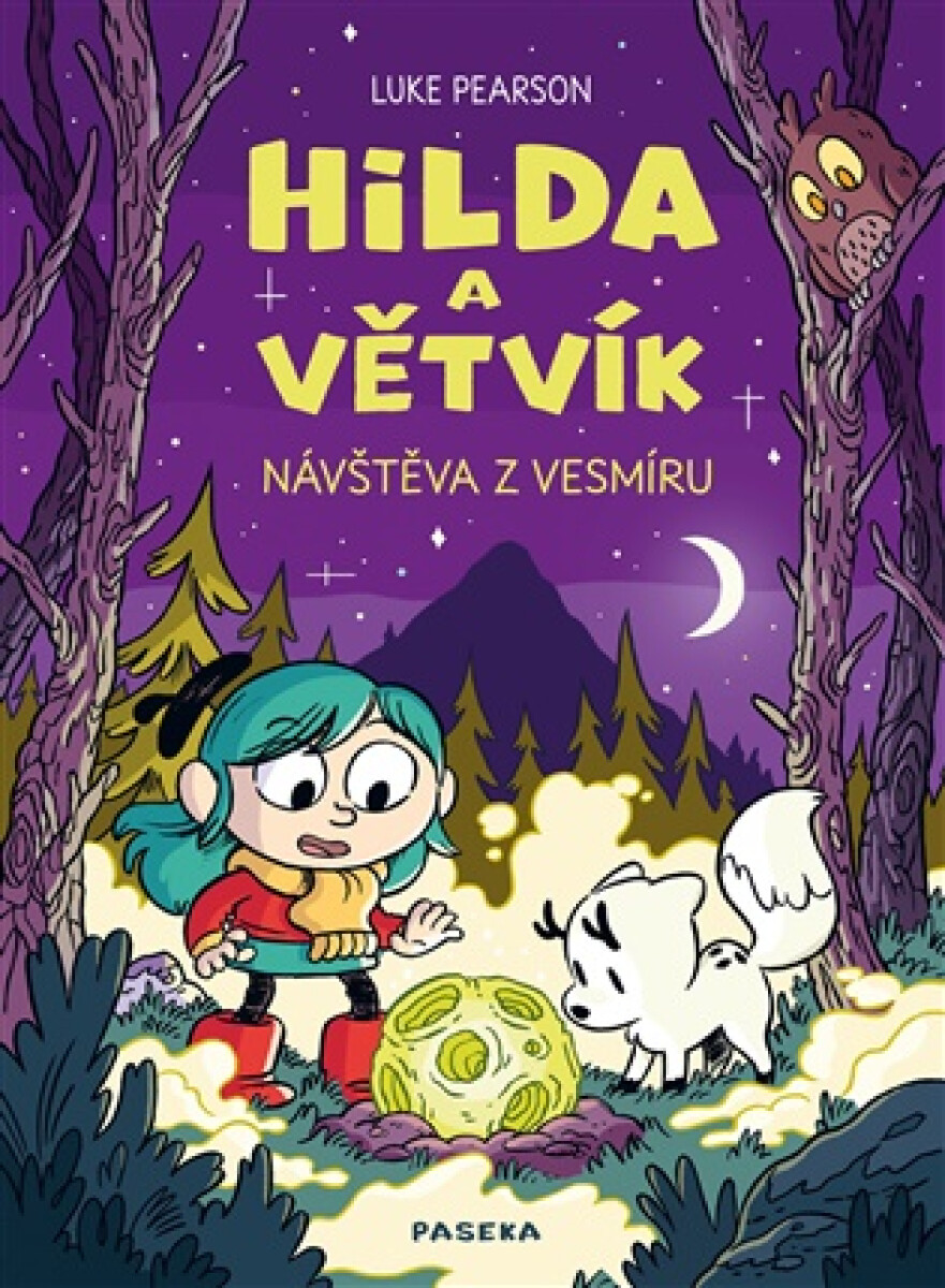 Kniha Hilda a Větvík - Návštěva z vesmíru