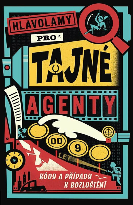 Kniha Hlavolamy pro tajné agenty - Kódy a případy k rozluštění