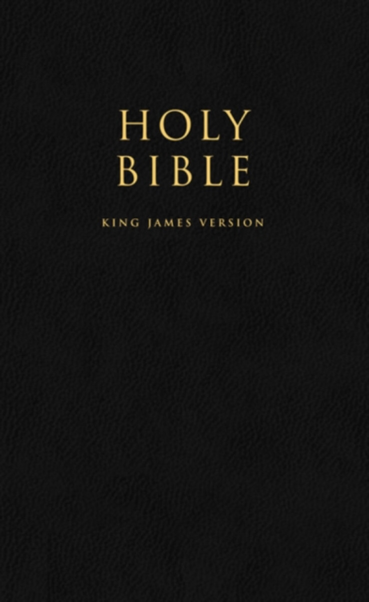 HOLY BIBLE: King James Version (KJV) Popular Gift & Award Black Leatherette Edition (poškozená) - Collins UK
