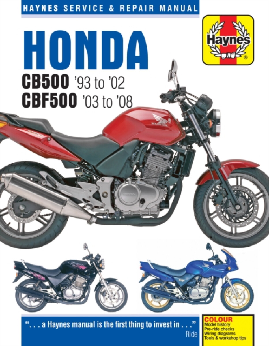 Kniha Honda CB500 a CBF500 (93 - 08)