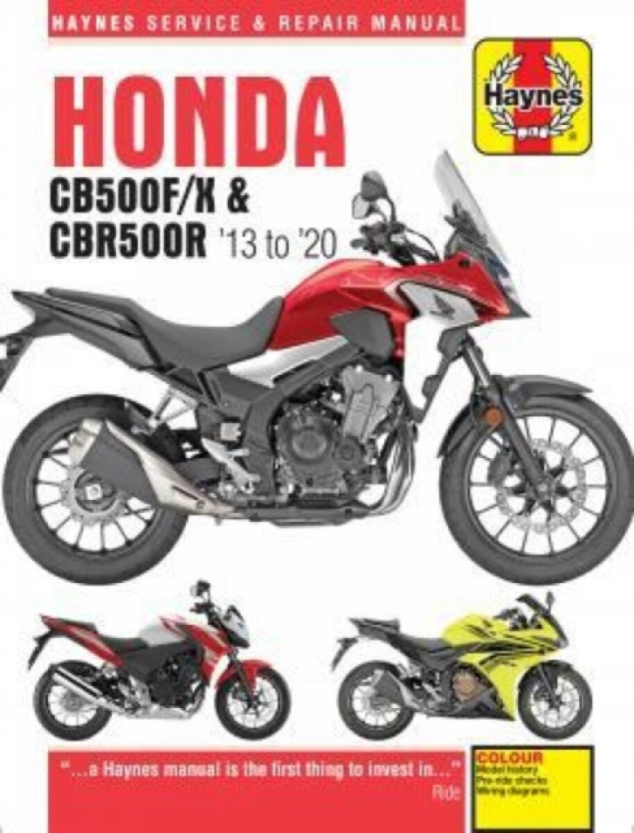 Kniha Honda CB500F/X a CBR500R update (13 -20)