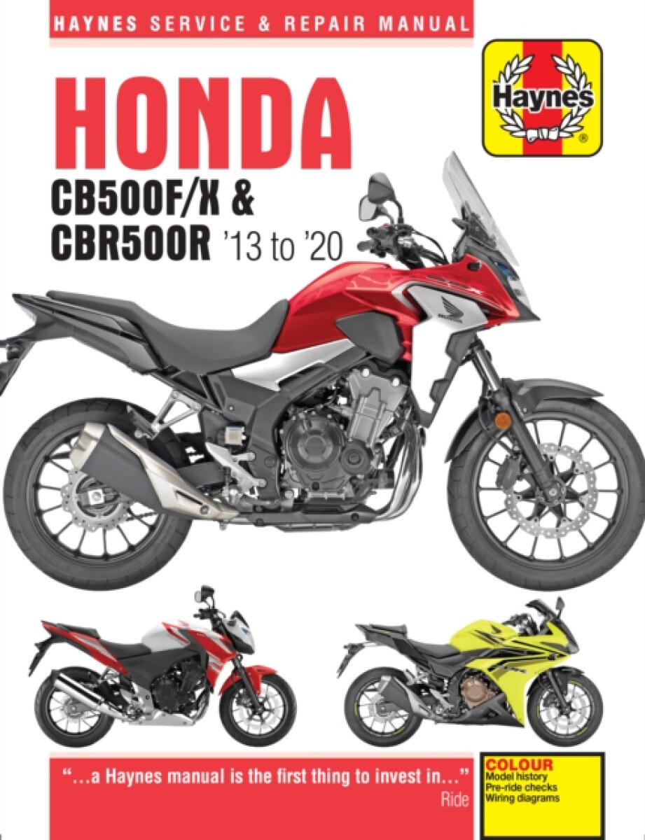 Kniha Honda CB500F/X a CBR500R update (13 -20)