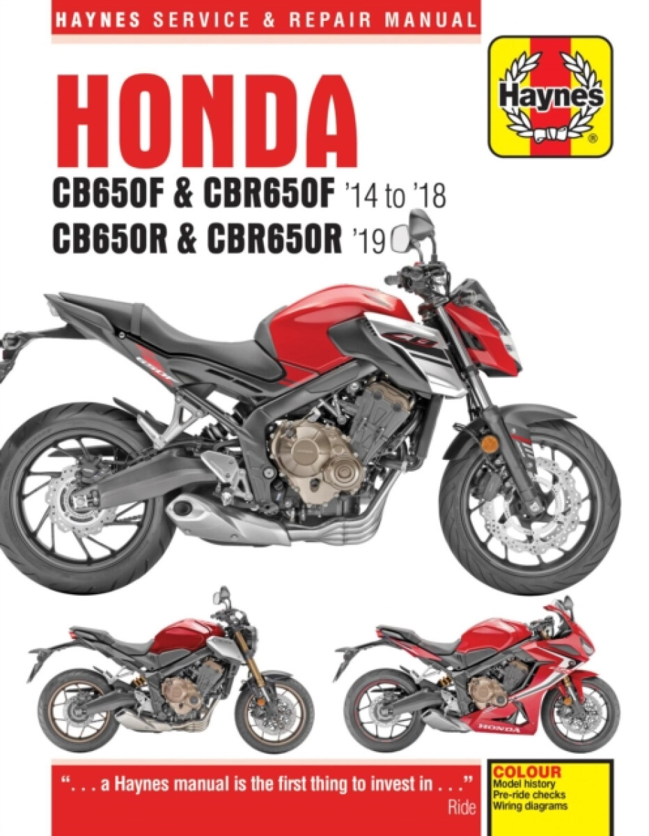 Kniha Honda CB650F a CBR650F, CB650R a CBR650R (14 - 19)