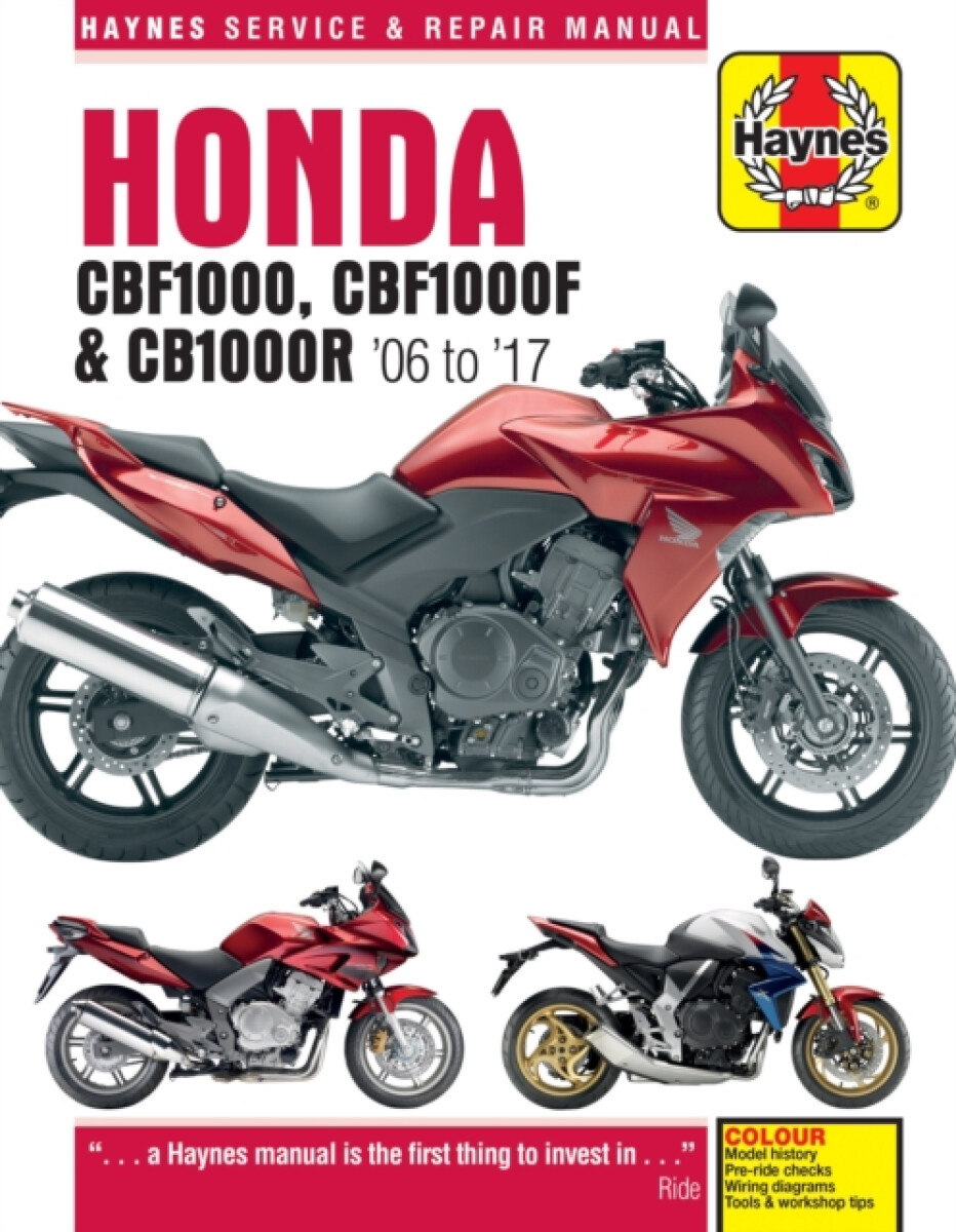Kniha Honda CBF1000 a CB1000R ('06 To '16)