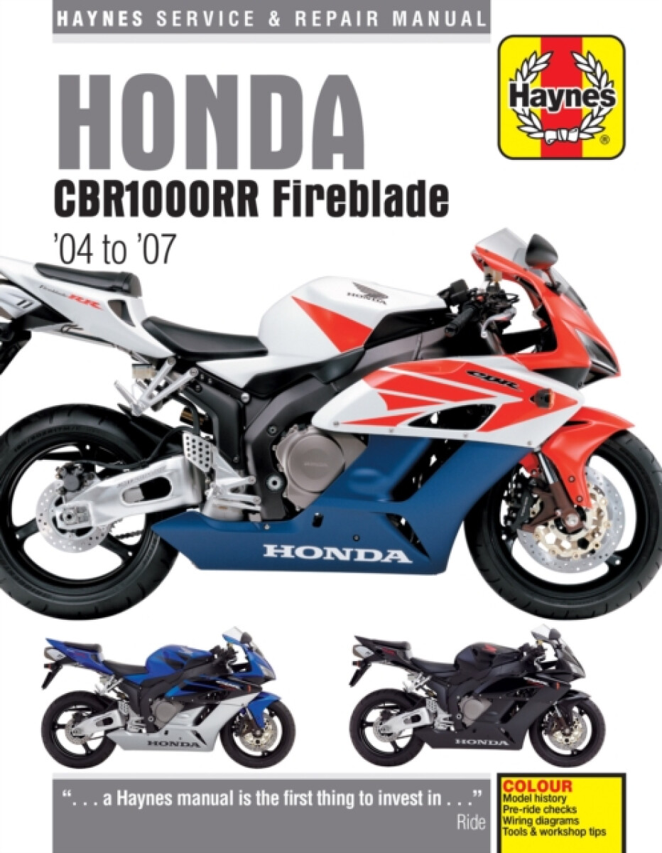 Kniha Honda CBR1000RR (04 -07)
