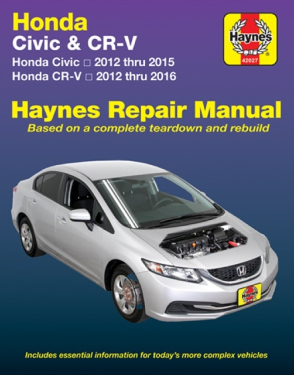 Kniha Honda Civic (12-15) a CR-V (12-16) Haynes Manual (USA)