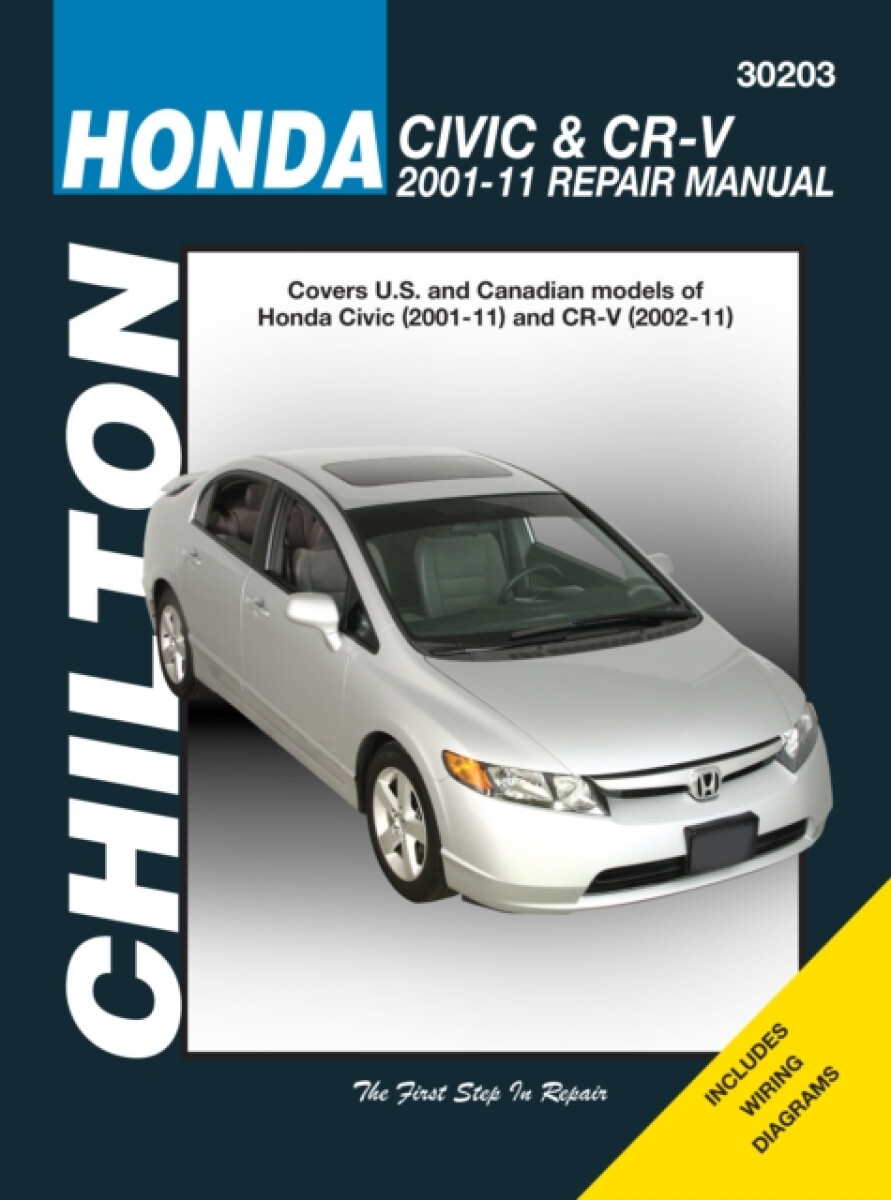 Kniha Honda Civic a CR-V ('01-'11) (Chilton)