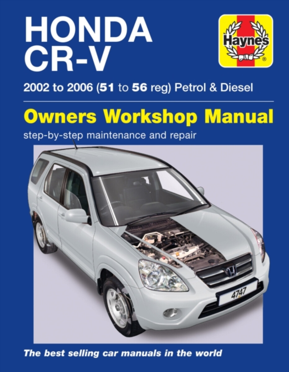 Kniha Honda CR-V Petrol a Diesel (02 - 06) Haynes Repair Manual