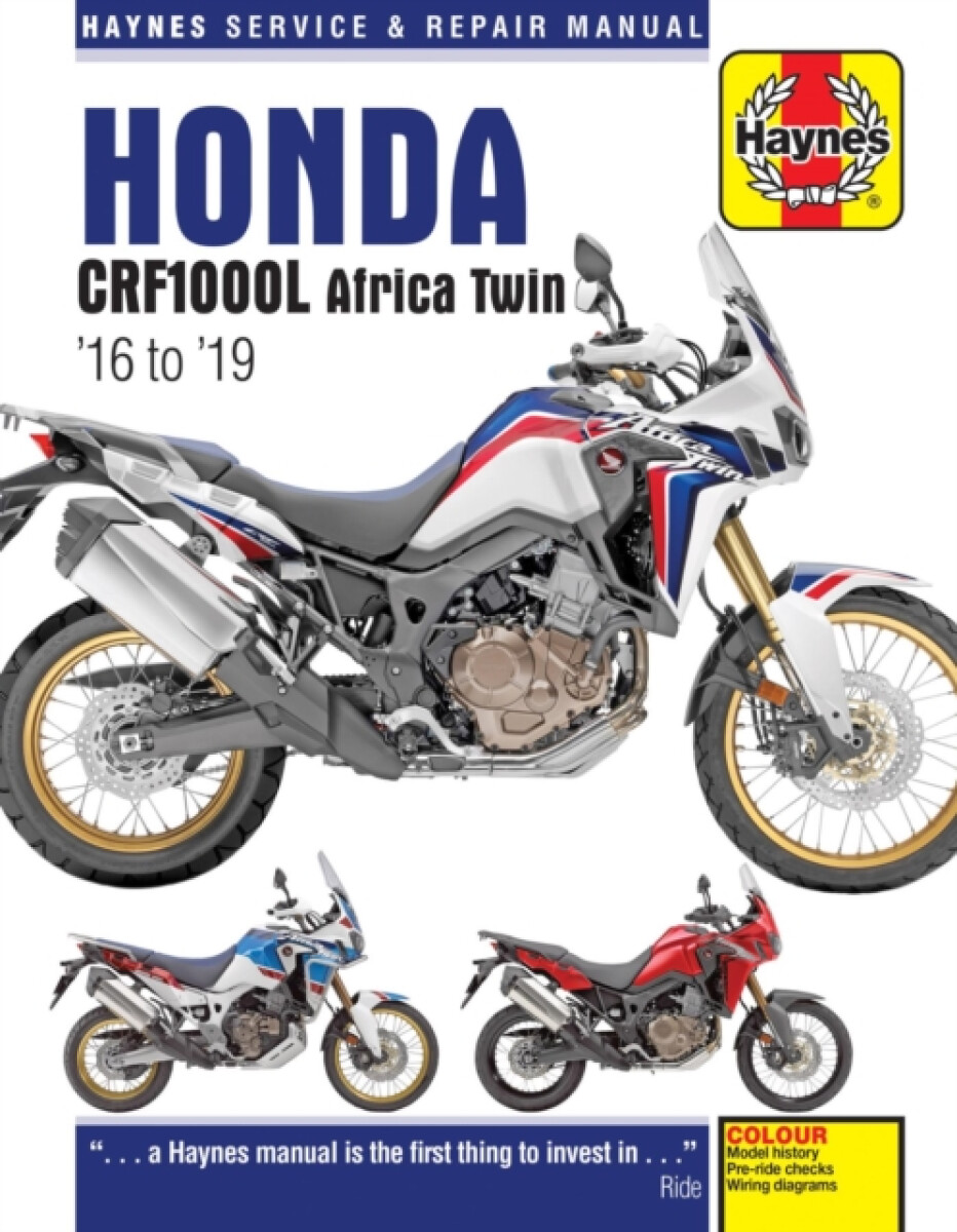 Kniha Honda CRF1000L Africa Twin Service a Repair Manual (2016 to 2018)
