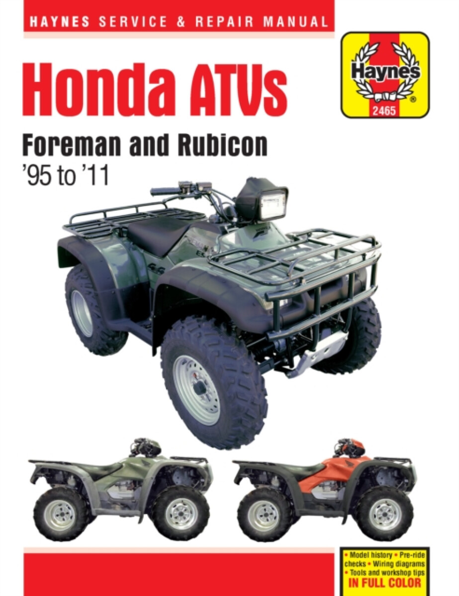 Honda Foreman ATV (95 -11) - Haynes Publishing