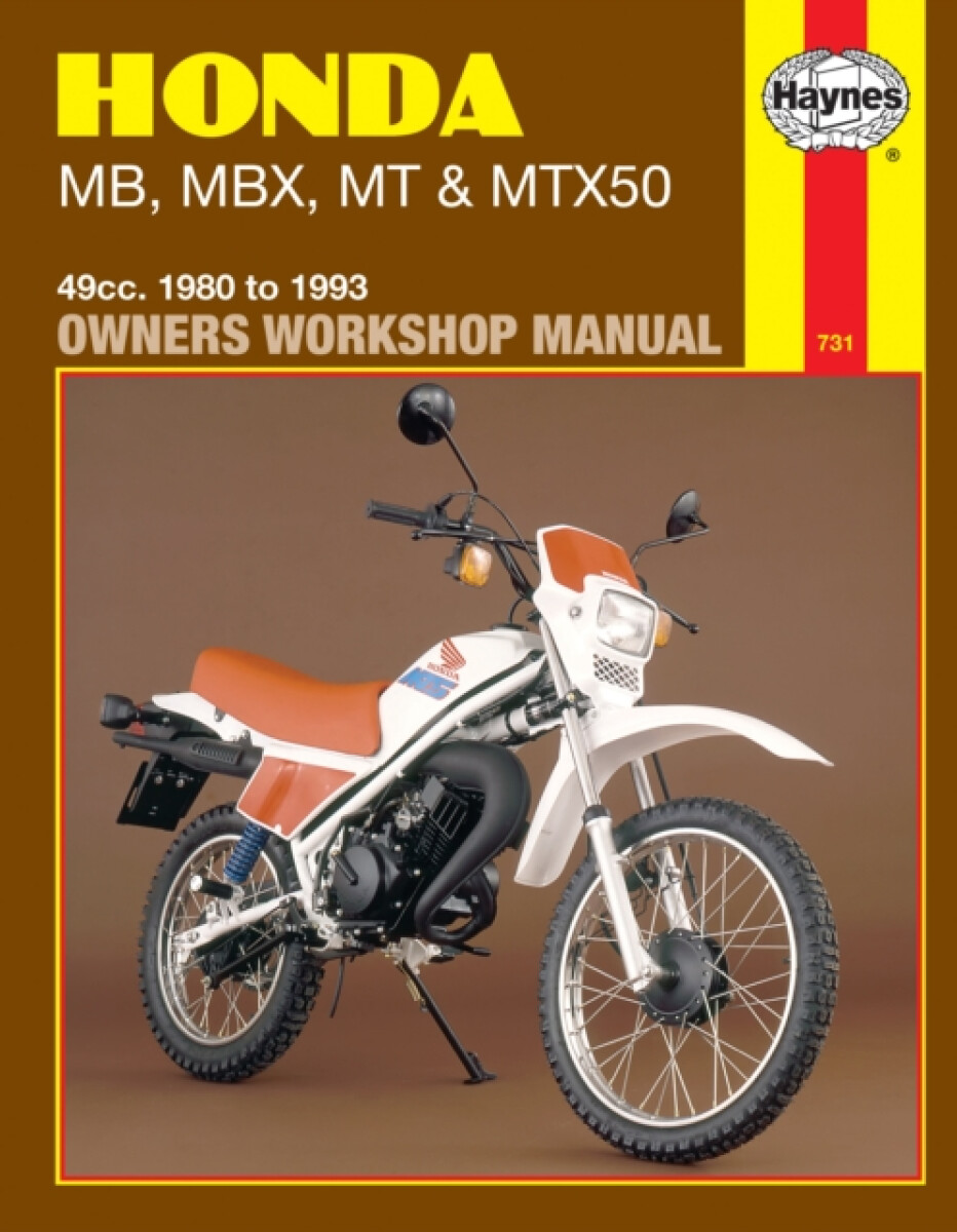 Kniha Honda MB, MBX, MT a MTX50 (80-93) Haynes Repair Manual